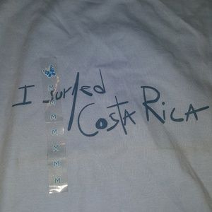 "I surfed Costa Rica" Tee shirt. Med. Nwt